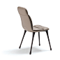 diana | news : diana | news - Chair with frame in natural ashwood (frN), Canaletto walnut stained ashwood (frNC), burned oak stained ashwood (frRB) or open pore matt white (fr71) or black (fr73) ashwood. Seat and back upholstered in fabric, synthetic nubu