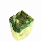 Decadorn [英国]
水晶&玛瑙戒指（翠绿色）