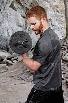 提举,男人,负重物,垂直画幅,躯干,美人,胸肌,拿着,举重训练,卷着的