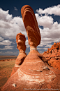 Funky Rocks : I always enjoy finding funky rocks in the desert.  Happy Friday everyone!!