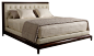 Moderne Platform Bed - Tufted - Baker Furniture modern beds