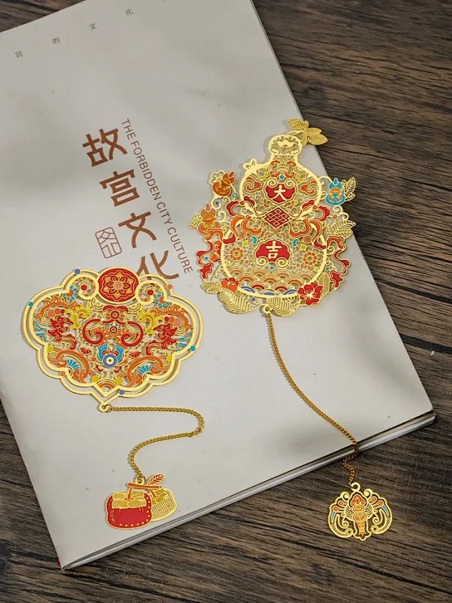 是书签也是艺术品-故宫如意福禄书签 - ...