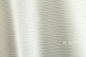 【夏衣面料。空气压花】品牌单 2016秋季新款女装甜美空气压花修身七分袖娃娃领上衣t恤。 #面料# @予心木子
