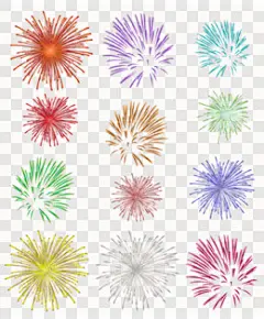 手绘烟花素材节日元素PNG图片➤来自 PNG搜索网 pngss.com 免费免扣png素材下载！