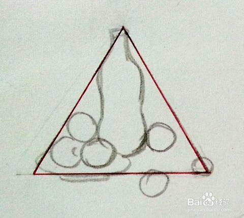 素描中常见的构图形式和错误构图_书画/音...