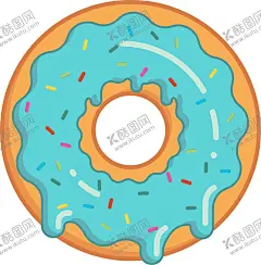 甜甜圈 【酷图网】甜甜圈,卡通甜甜圈,手绘甜甜圈,可爱甜甜圈,卡通甜品,烘培,手绘,插图,png免抠图