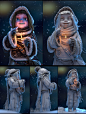 The little girl with the matchsticks, Patrick Evrard : This is a project I have been working on for quiet a while based upon the fairy tale of The little girl with the matchsticks of Hans Christian Andersen.