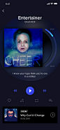 UI音乐-音乐播放界面刘大海作品 UI音乐类APP播放器高多媒体miusc界面设计