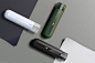 This mini vacuum cleaner cleans while hiding in plain sight! : This mini vacuum was built with style and function equally in mind. At first glance, it could be mistaken for an off-brand hydro-flask or a portable speaker. This ambiguity works as a visual a