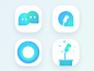 Political Discussion app icon (WIP) conversation stand table circle party bubbles chat mic icon app political politics