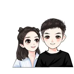 q版手绘头像卡通人物形象动漫设计情侣漫画真人照片画头像定制作-tmall.com天猫