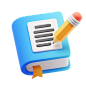 Note book  3D Icon