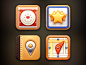 Mix iOS Icons 2 : Some iOS icons I did recently for different clients.

Hope you like them :)