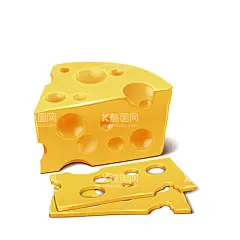 奶酪  - 源文件下载【酷图网】奶酪,奶酪块,奶酪插画,分层奶酪,奶酪丝,奶酪图片,奶制品,乳制品,