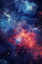 AI数字艺术宇宙星河星空底图背景图
