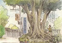 宫崎骏动漫人物场景绘画,高清图片-壁纸族