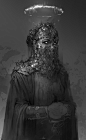 Veil concept, Aaron Griffin : Concept inspired my Game of thrones to create a triangular face mask.