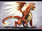 Fire Dragon concept by KaijuSamurai