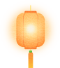 兔年春节传统习俗插画A-灯笼