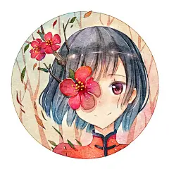 唯美而忧伤《大鱼海棠》同人插画图片