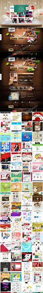 1233张优秀韩国网页设计 网页专题设计 web design 参考图片-淘宝网