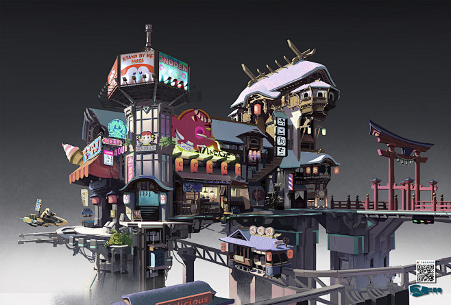学生作品, 三叠色 Size