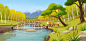 Treehouse Detectives season 1 : background arts of Netflix's Treehouse Detectives season 1