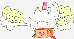 潮流抽象礼盒高清素材 AI 丝带 云朵 卡通 城市 心形 手绘 抽象 潮流 礼包 礼盒 线条 元素 免抠png 设计图片 免费下载 页面网页 平面电商 创意素材