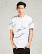 STAMPD White S/S White Peral T-Shirt