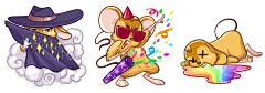 Mouse Arnold : Stickers for Telegram messenger.Стикеры для мессенджера Телеграм, одна из 40 работ победителей на конкурсе стикерпаков.