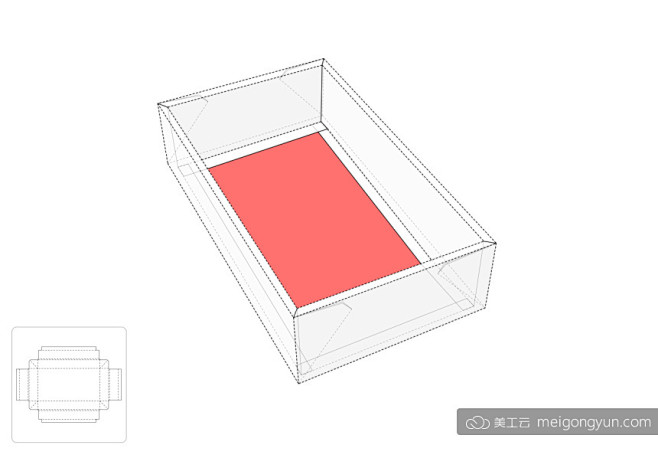 长方形包装盒模切图/刀模图EPS源文件 ...