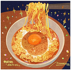 什么子达采集到D_插画食物