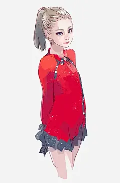 旗袍女生高清素材 创意女生 卡通女生 可爱 大眼睛 女孩 手绘女生 马尾辫 元素 免抠png 设计图片 免费下载 页面网页 平面电商 创意素材