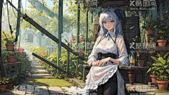 美女  - 源文件下载【酷图网】壁纸,好看,绿色,美女,电脑壁纸