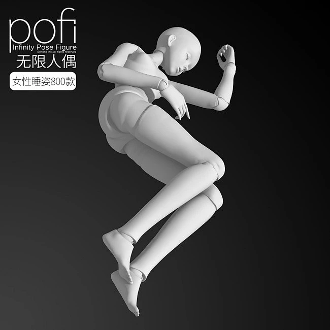 今日推荐Pose库女性·睡姿，是Pofi基础系列中… - 半次元 - ACG爱好者社区-花瓣网