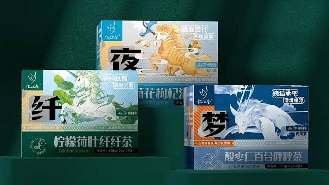 用神话元素表现产品功效？这些茶叶包装设计...