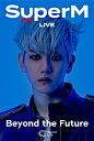 SuperM 新概念在线直播演唱会「Beyond LIVE」宣传物料设计，看起来好酷！