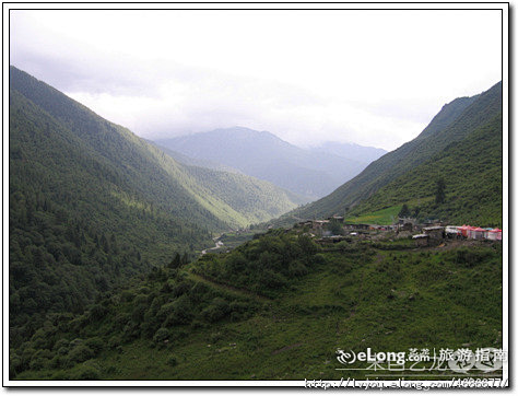 多图,自驾旅程 长坪沟遥望四姑娘山, 处...