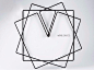 Wall-mounted plate clock FRAME - Meyer Objects