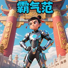 生成哪吒表情包 - 豆包