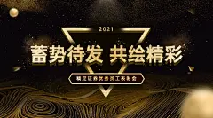 金融保险年终论坛表彰黑金风banner