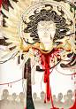 希腊神话_大狮球__插画师作品_涂鸦王国gracg.com