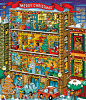 Christmas christmas card COVid detail search and find seek and find social isolation spot the difference where is waldo Where Is Wally
