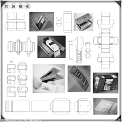 周朝君采集到包装结构/刀模