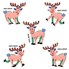 梅花鹿Sika deer｜（50/100）100只动物 - 小红书