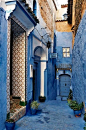 摩洛哥的蓝色小城