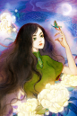 浮生物语-树妖·裟椤：拜金，甜品店“不停”的老板。原为树妖，被子淼驯化后，化作人形。与雪裳相貌相似。《树妖》里不谙世事的少女，《浮生物语》里千帆阅尽，洞悉人情的“不停”老板娘。