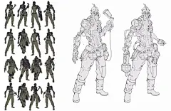 美国概念设计师 Pearson Sweeney一组超赞的角色造型设计分享