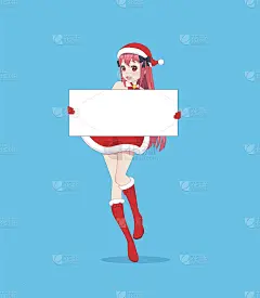 日本亚洲妇女举着白色的大招牌