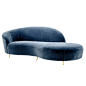 Eichholtz Khan Sofa Cameron Blue